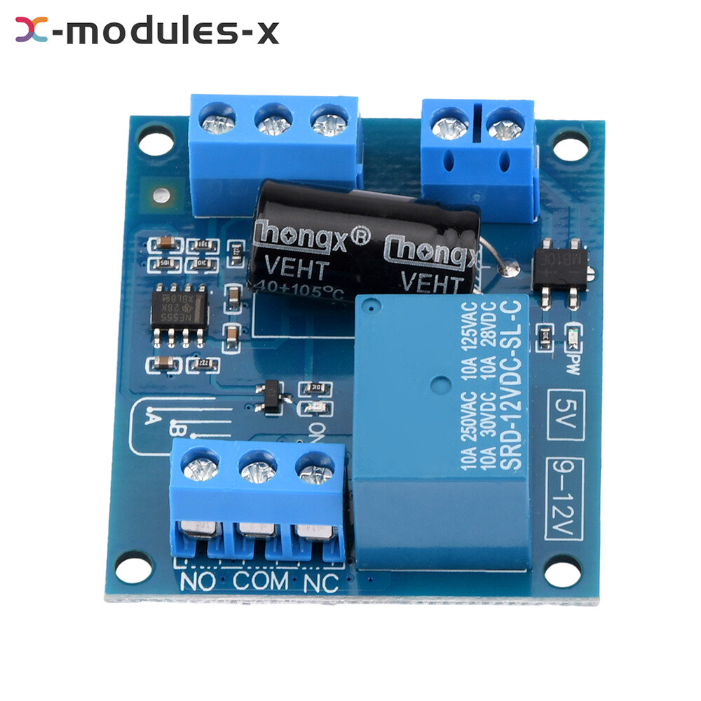 DC12V NE555 Automatic Water Level Control Module Liquid Sensor Switch Relay New