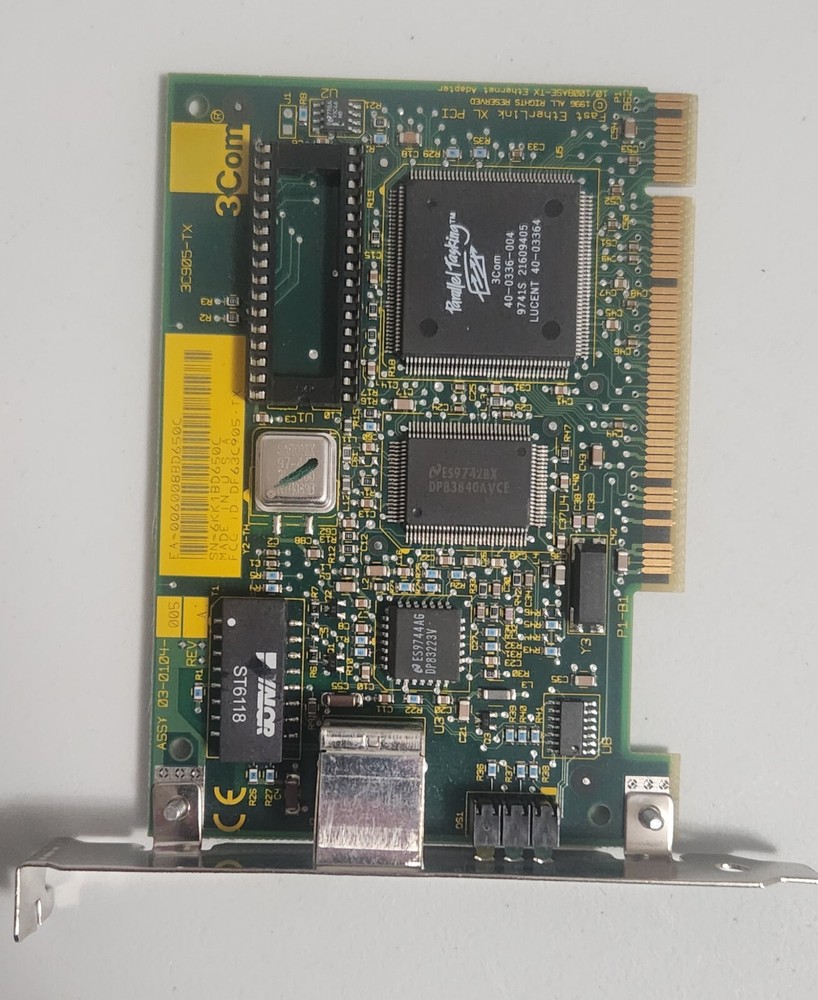 3COM - 3Com FAST ETHERLINK XL 3C905-TX ETHERNET ADAPTER