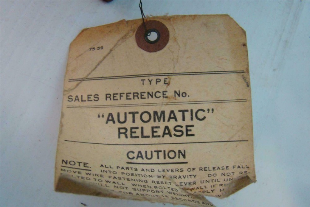 Automatic Release Sprinkler Co. 75-59 45213