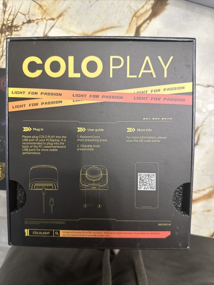 Cololight COLOPLAY LS169 Black Stream Deck Desktop Controller Gaming