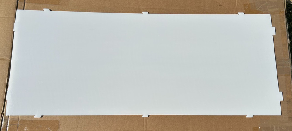 Acrylic Display Case with White Base - 29 inch tall - READ DESCRIPTION