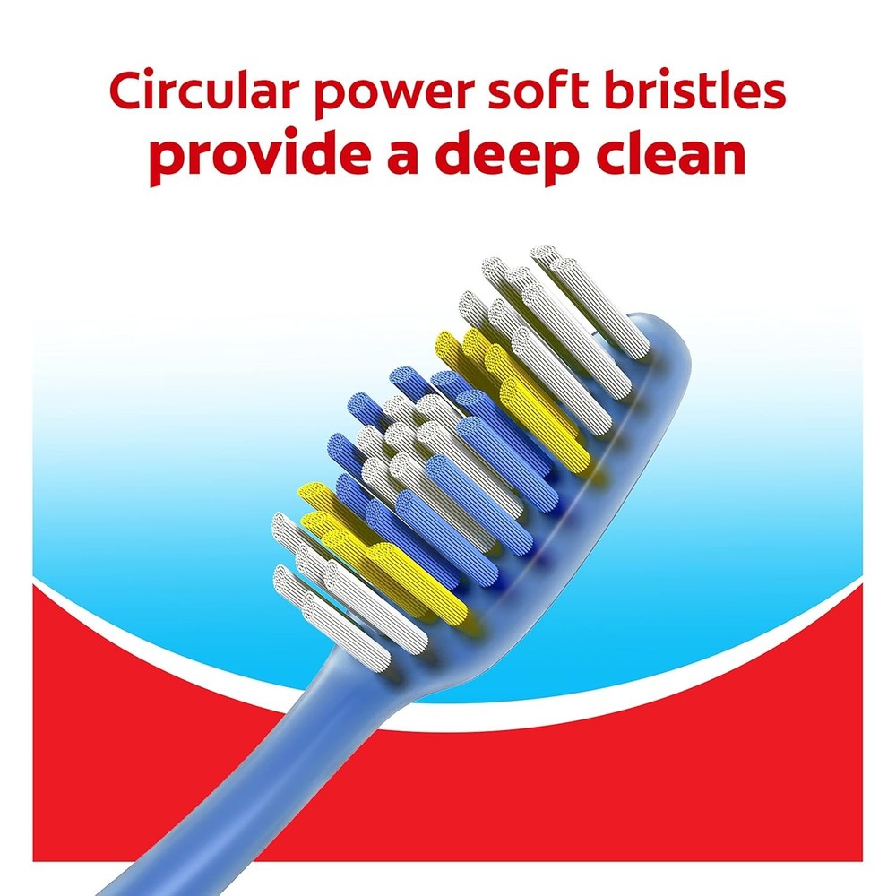 4X Colgate Extra Clean Soft Bulk Toothbrushes for Travel