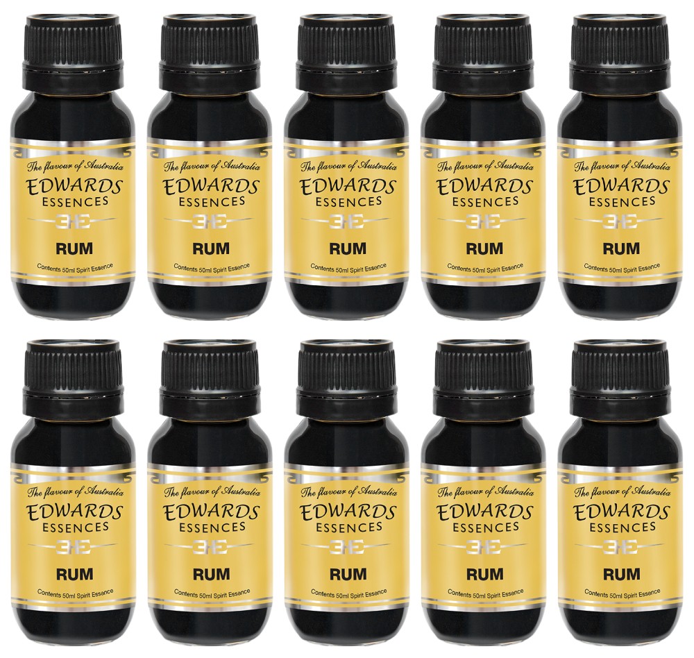 Edwards Essence Rum 50ml 10 Pack Brewing Distilling Spirits