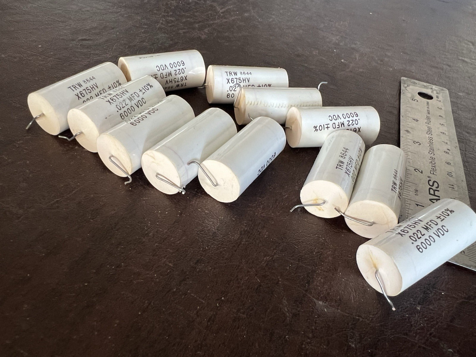 TRW X675HV 0.022uF 6000V High Voltage Capacitors Pulse HV - Lot of 12