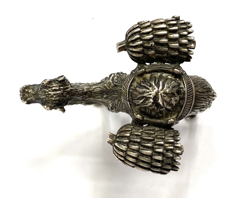 Lovely Miniature Solid Silver Camel Carrying Two Baskets