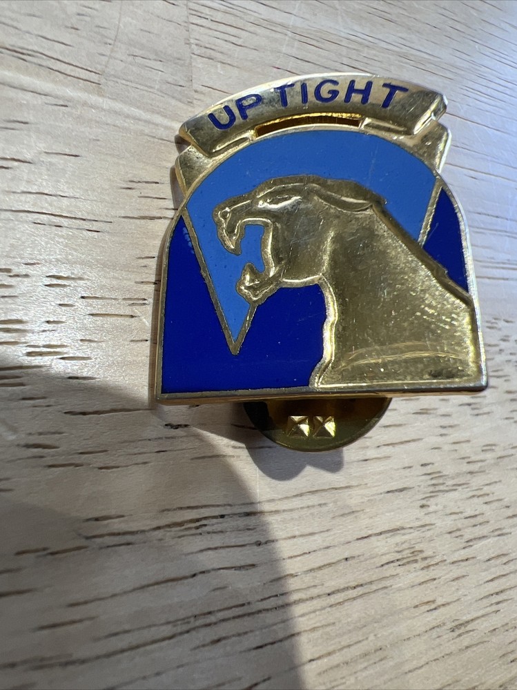 US Army, 214th aviation, unit crest, Meyer, clutch back