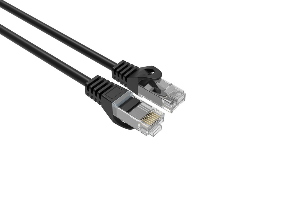 CAT6 Slim Ethernet Patch Cable Black 26 AWG 10FT 10 PACK