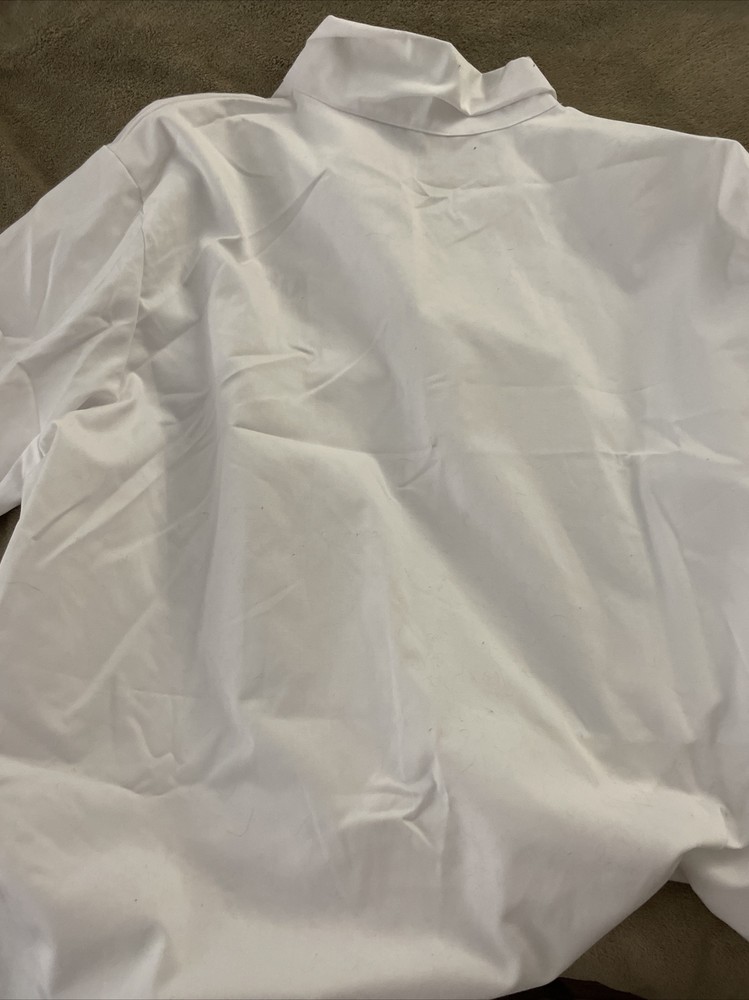Publix Meat Cutter Jacket 3XL Button LS Long White Collar