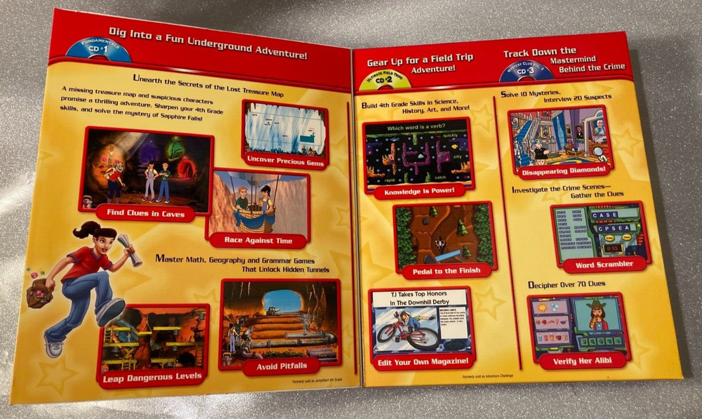 NEW! Jump Start Advanced 4th Grade Windows & Macintosh CD-ROM/Sealed box