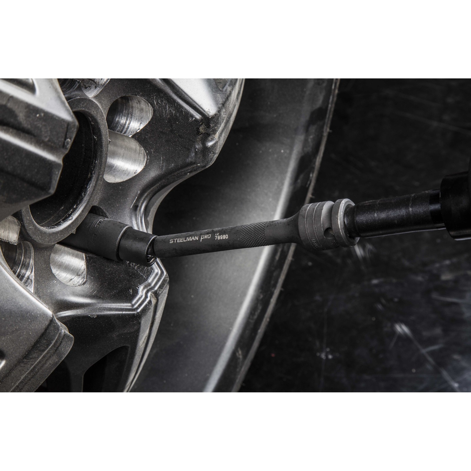 Steelman 1/2in. Drive, 3/8in. Swivel Impact Extension Adapter, 6in. 79990