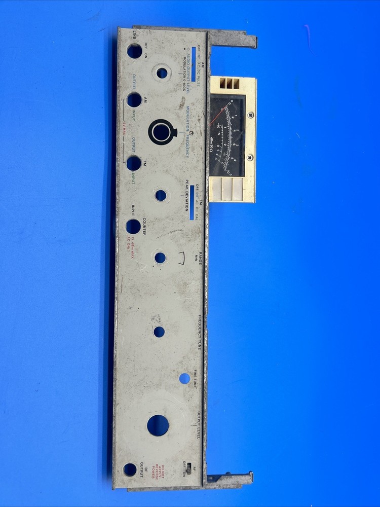 HP 8640B FRONT PANEL FOR SIGNAL GENERATOR - NICE!!