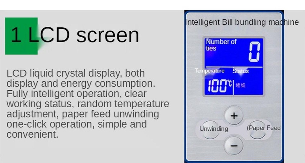 220V Money Binding Machine Currency Binding Bank Cash Automatic Binding Machine1