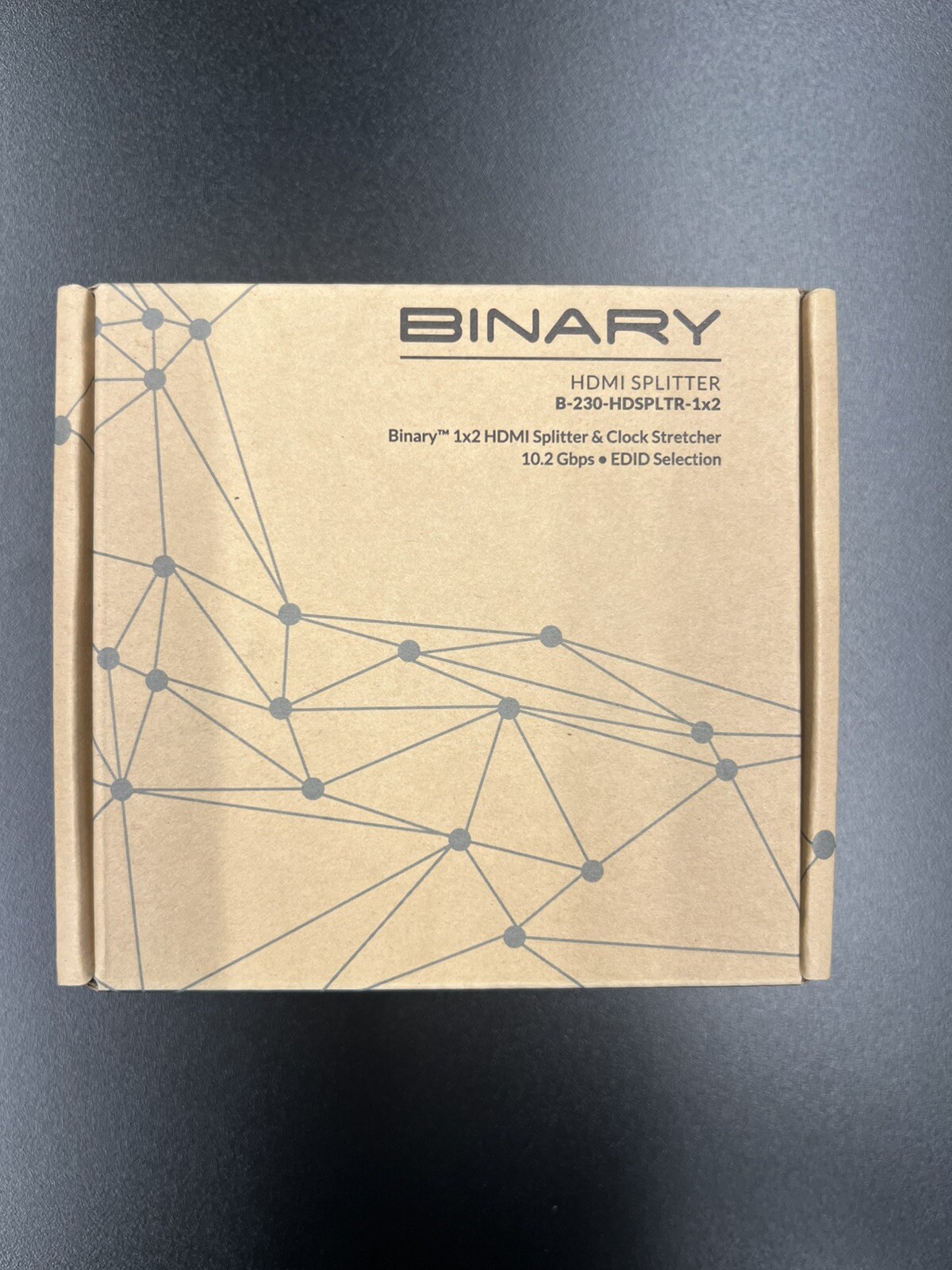 New! Binary B-230-HDSPLTR-1x2 HDMI Video Splitter w/ AC Adapter