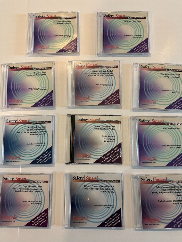 Workplace Safety - 11 Audio Seminars on CD's