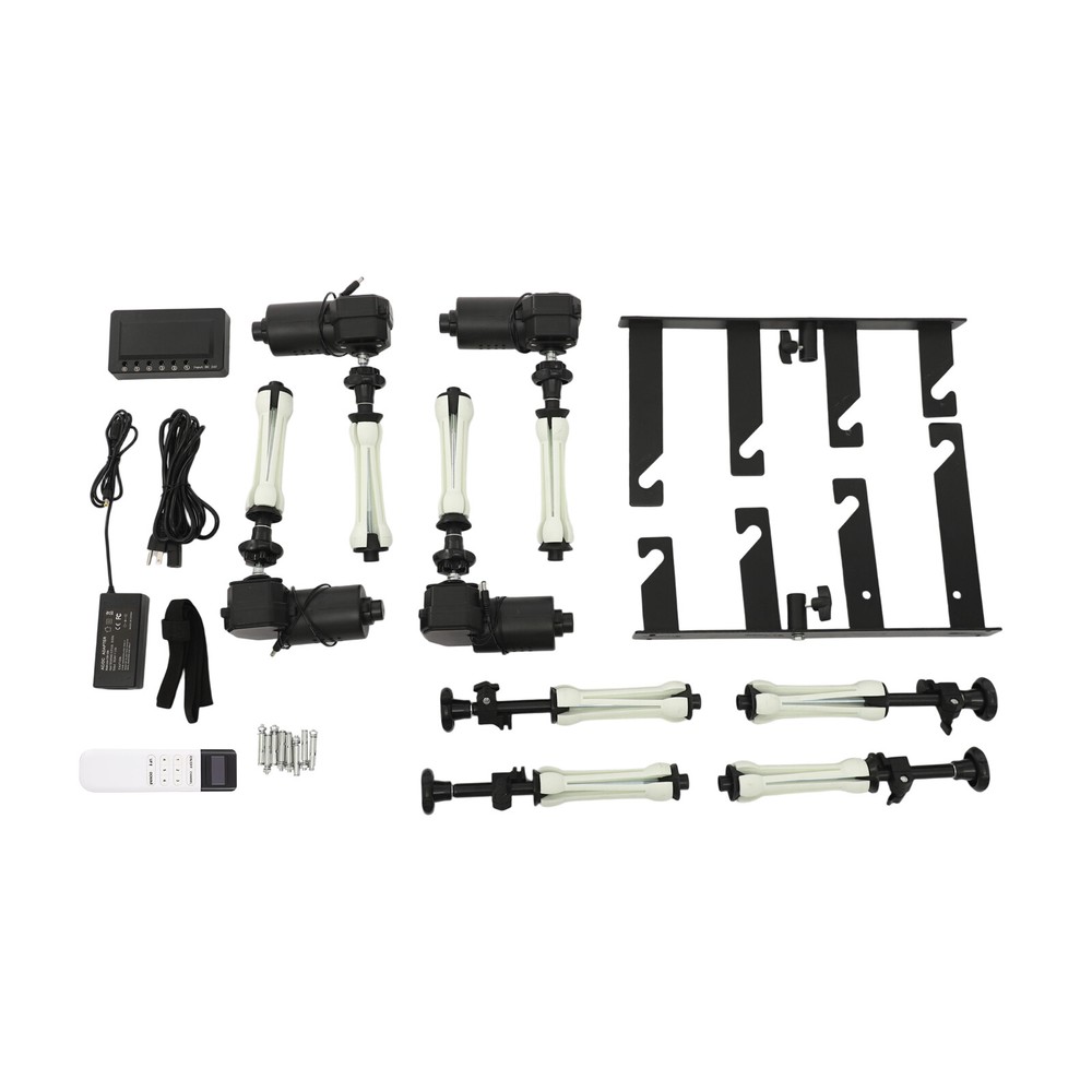 Photography Backdrop Support System Wall Mount Studio Background Stand 4 Roller