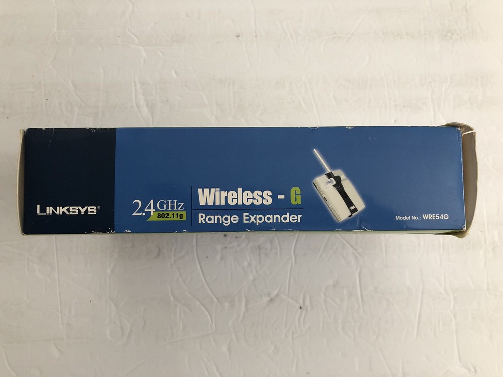 Linksys Wireless-G Range Expander Model WRE54G Open Box