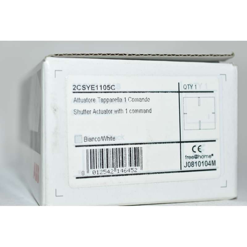 2CSYE1105C ABB Free@home Shutter Actuator 1 Command White