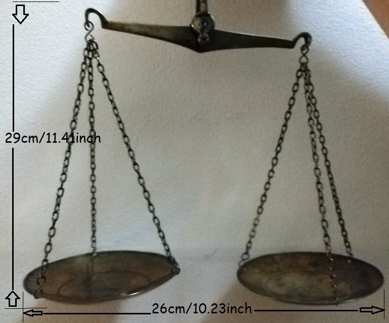 Vintage copper scales