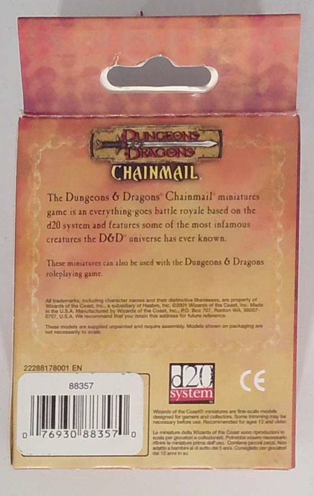 WOC 88357 D&D : Centaur Trooper miniature (Chainmail - Mordengard)