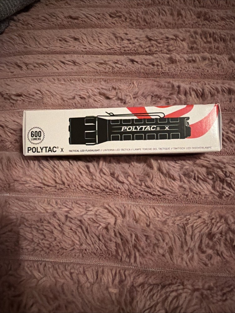 Streamlight PolyTac x Flashlight 600-Lumen Black 88603