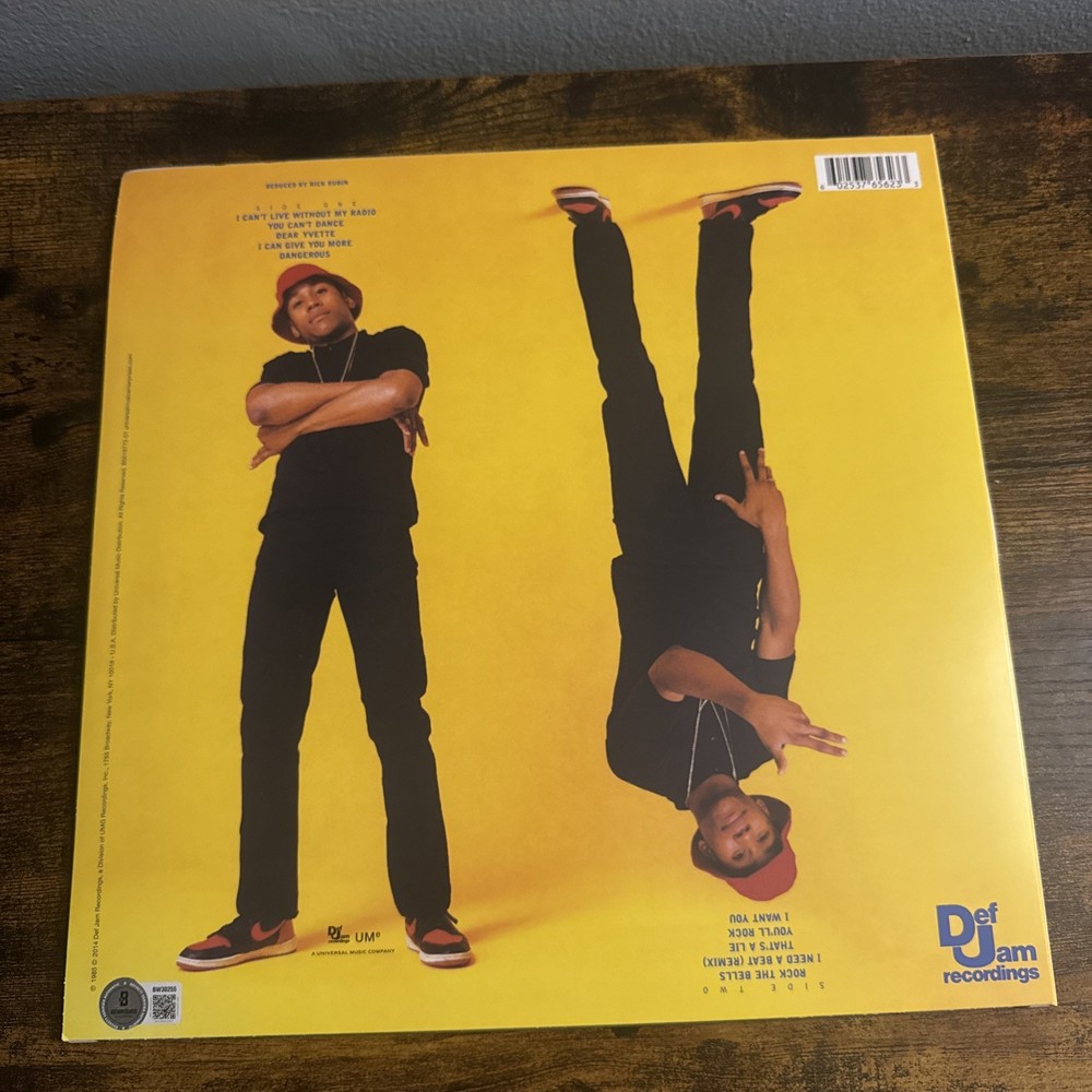 LL COOL J signed autographed Radio Album Vinyl LP Beckett Coa