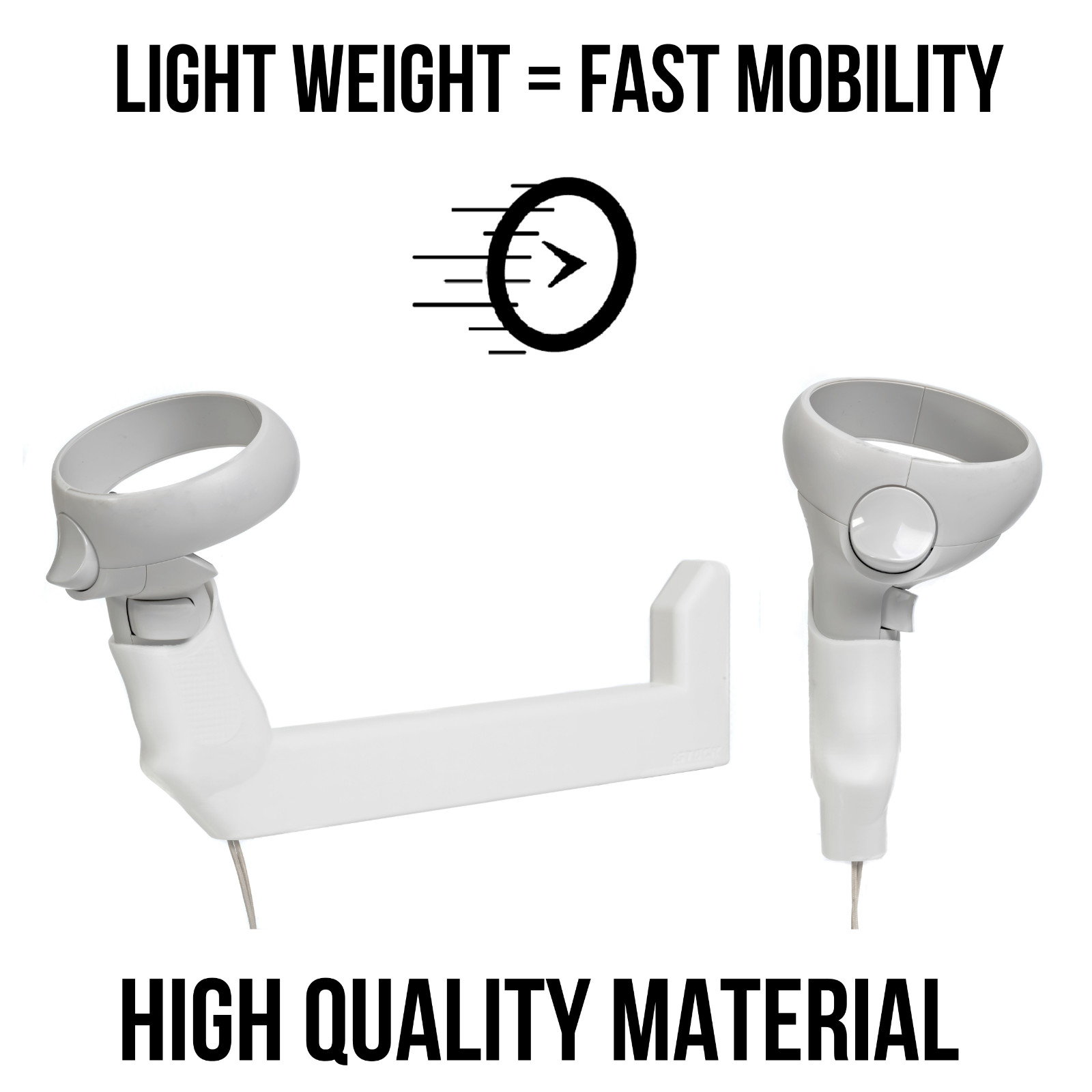 iSTOCK VR Gunstock Compatible with Meta Quest 2 & 3 & Pro & Hp Reverb G2