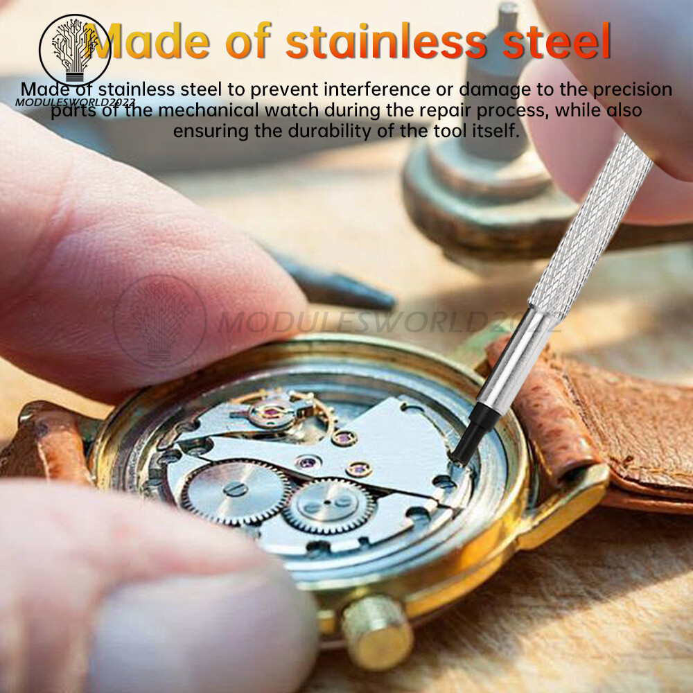 3pcs Watch Hand Fitting Set Pressers Pushers 6 Sizes Repairs Press Setting Tools