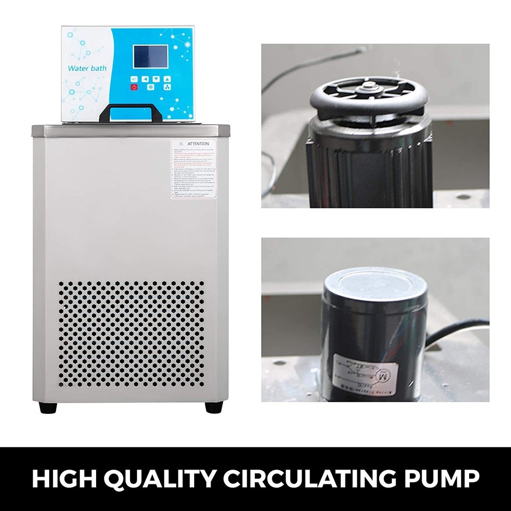-5℃~100℃ 6L Laboratory Recirculating Chiller Heating And Cooling Circulator Bath