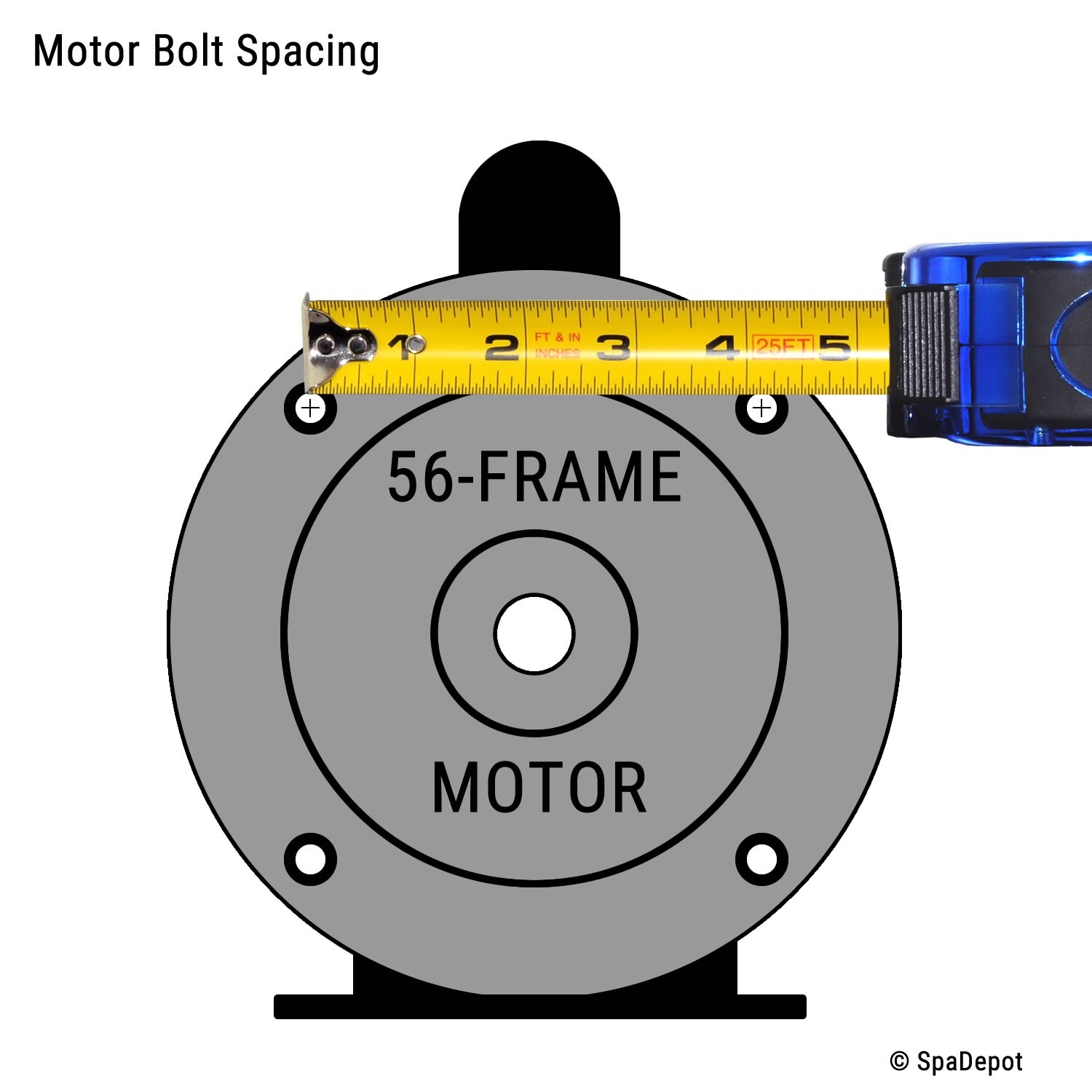 HydroMaster Hot Tub Spa Pump for Jacuzzi­® Sundance® 6500-352 2.5HP 1-Speed 240V