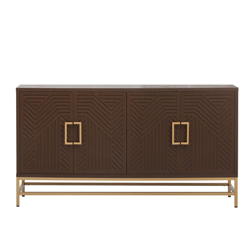 Osaka Sideboard Buffet Cabinet, Brown