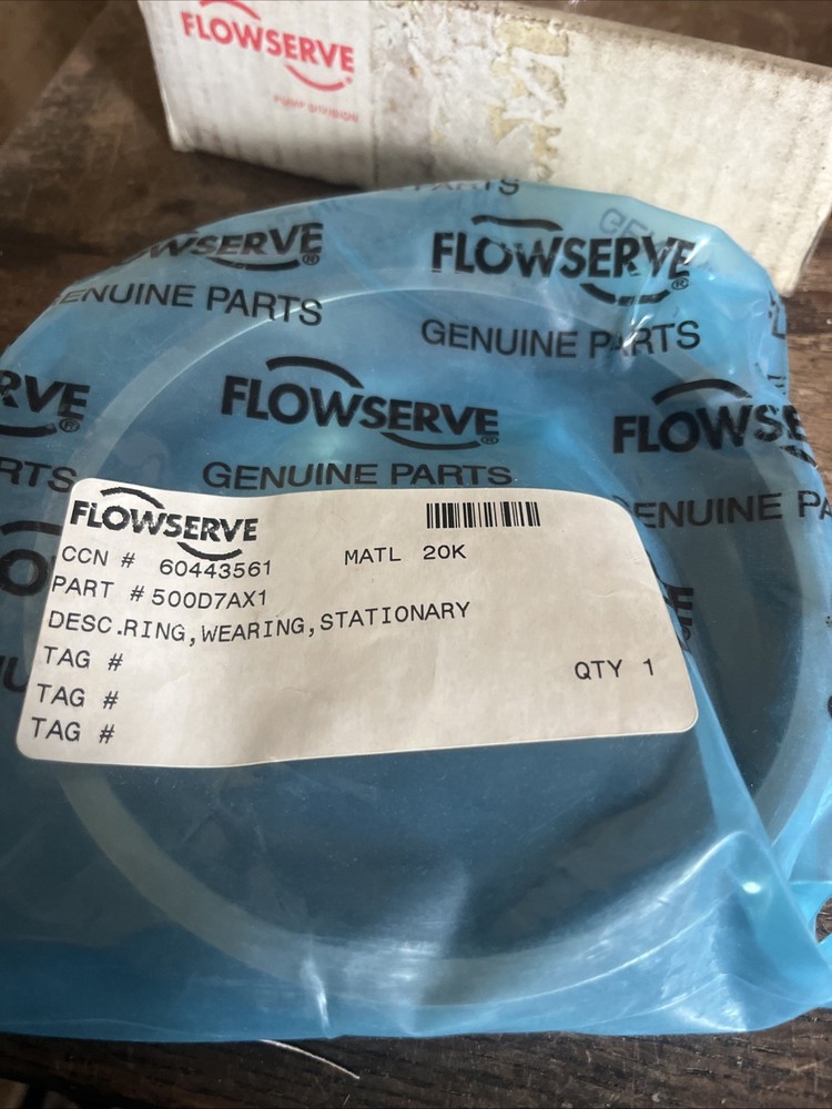 NOS Flowserve 500D7AX1-20H Wear Ring