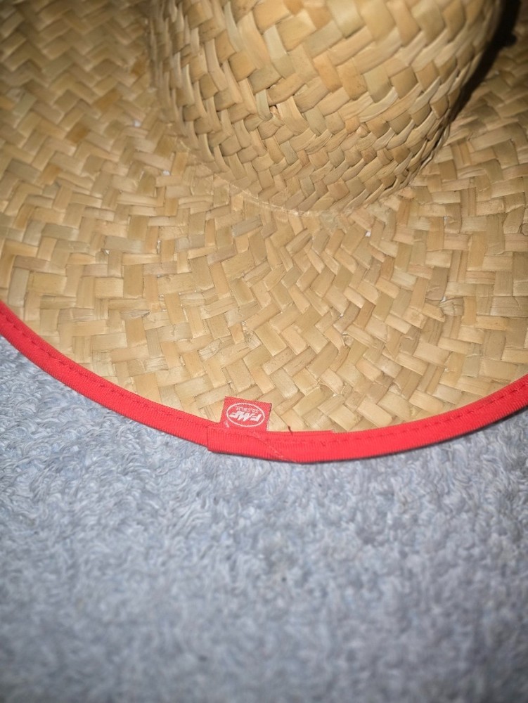 FMF Orange Straw Hat - One Size