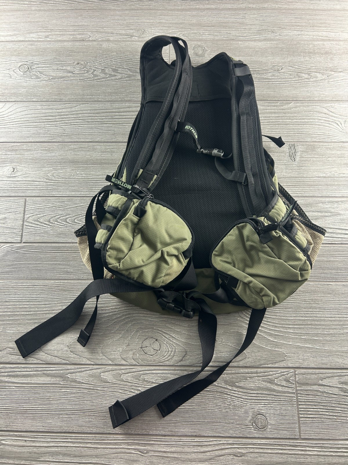 Mother tech technical bird hunting pack Green Mesh Back Clip Vest