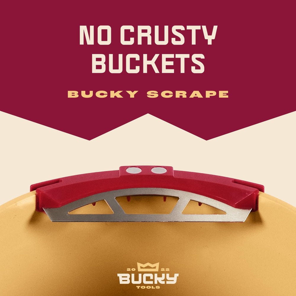 Bucky Tools Bucky Scrape – Universal 5-Gallon Bucket Trowel Scraper for Tile ...