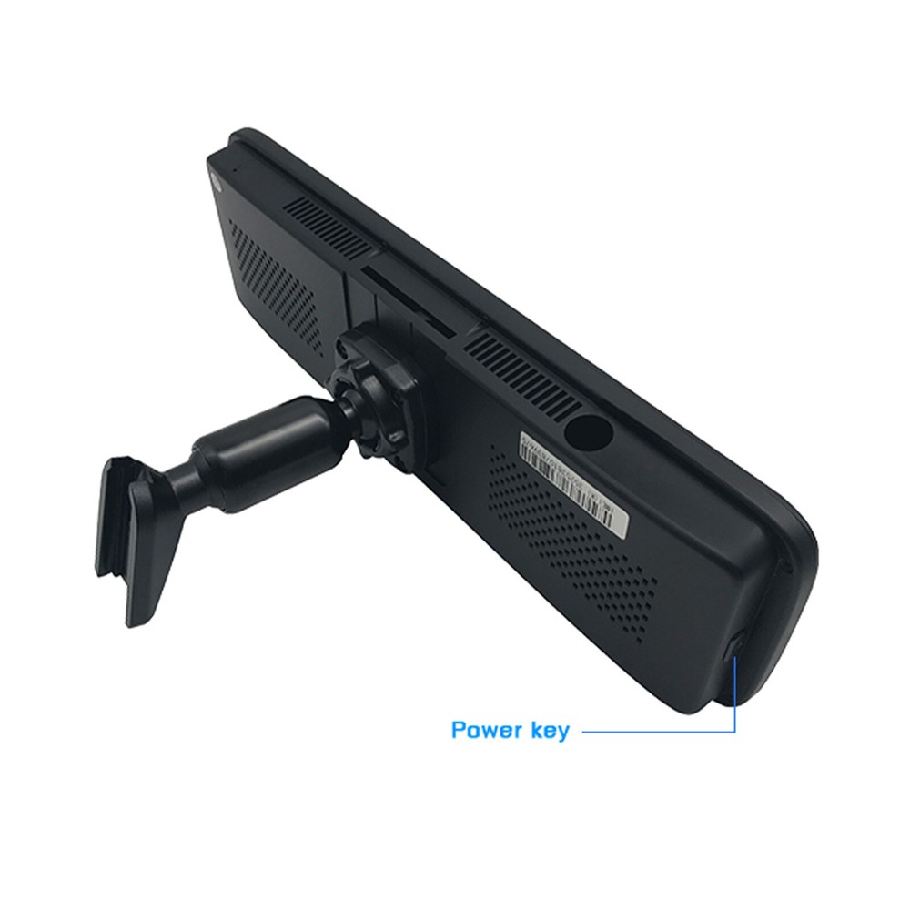 360° Panoramic 4CH Camera Car DVR Backup Mirror Dash Camera with GPS