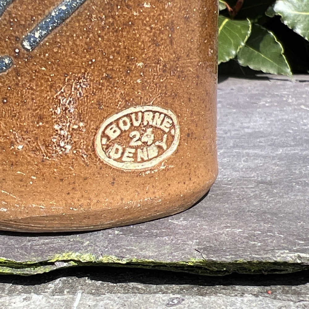 Old Fashioned Salt Glazed Caley Antique Ginger Beer Bottle Old Rustic Tableware