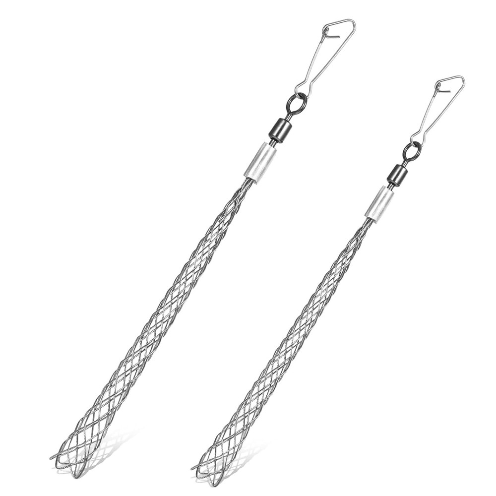 2 Pcs Wire Pulling Grip Mesh - Grip Sock Wire Puller Cables Electrical Tool Cabl