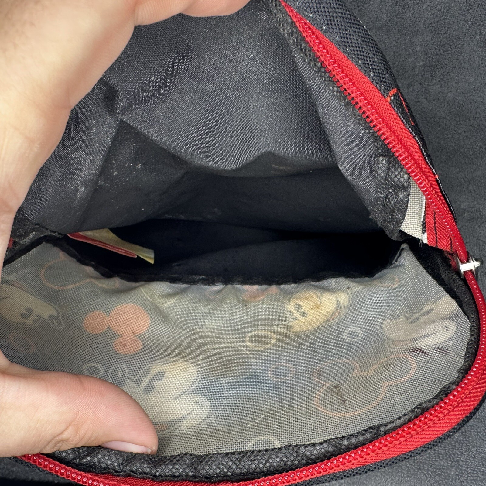 Disney Mickey Mouse Childs Two-Compartment Crossbody Bag