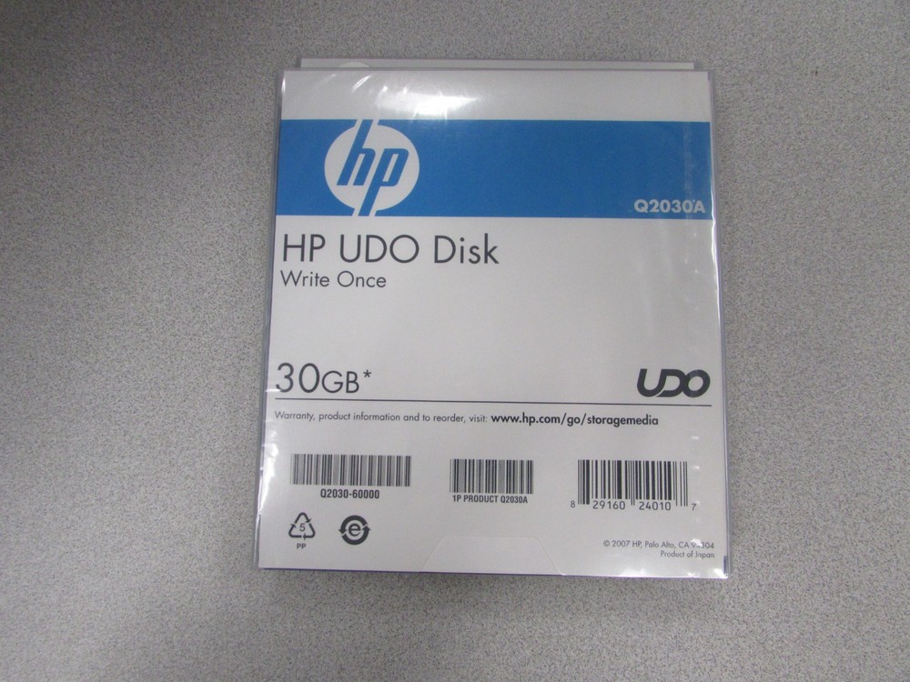 HP UDO Disk 30GB – Write Once (Q2030A)