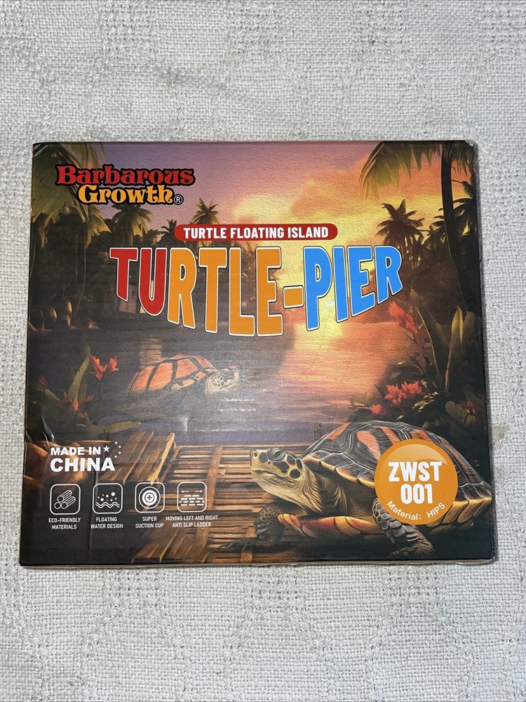 Barbarous Growth Turtle Pier Floating Item NIB