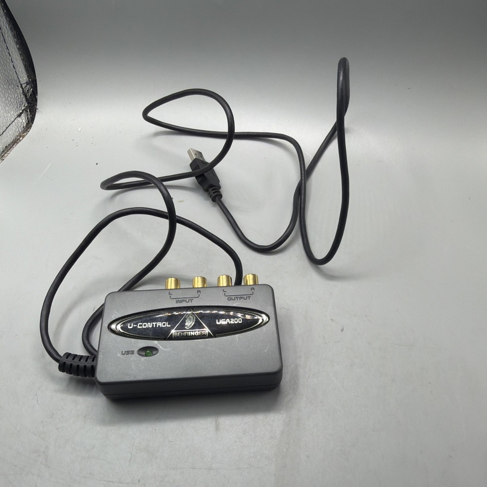 Behringer UCA200 U-Control USB Audio Interface Used Condition See Photos