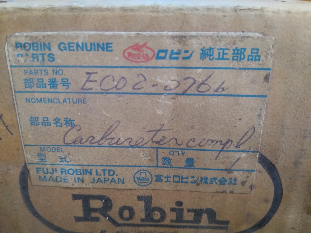 NOS Robin Carburetor ECO2-0766