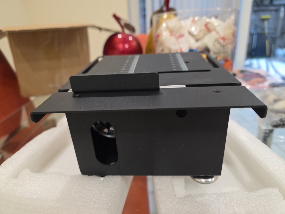 Mini Table Saw, Mini Multi Functional Table Saw for Crafts, 7-Speed Adjustable P