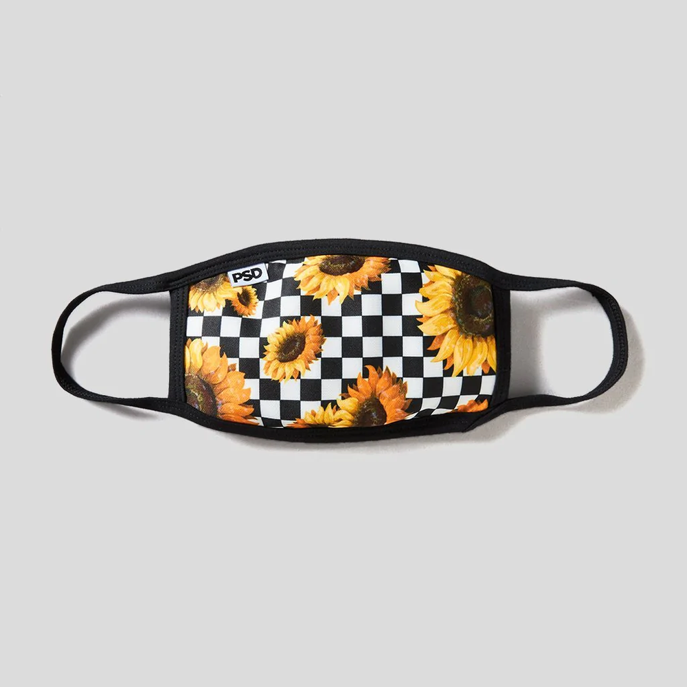 PSD Checkered Sunflower Face Mask