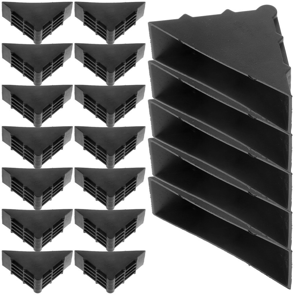 100 Pcs Small Corner Protector Protective Edges Plastic Packing Protectors