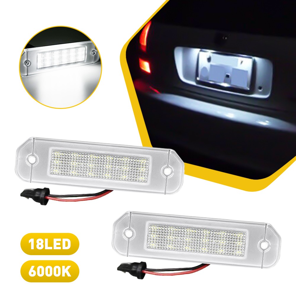 AUXITO 18LED Light License Plate Tag Lamp 6000K Canbus For 1992-2000 Honda Civic