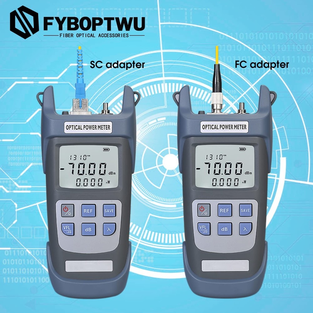 1pc 3 in 1 Function Fiber Optic Tester Portable Optical Power Mete…