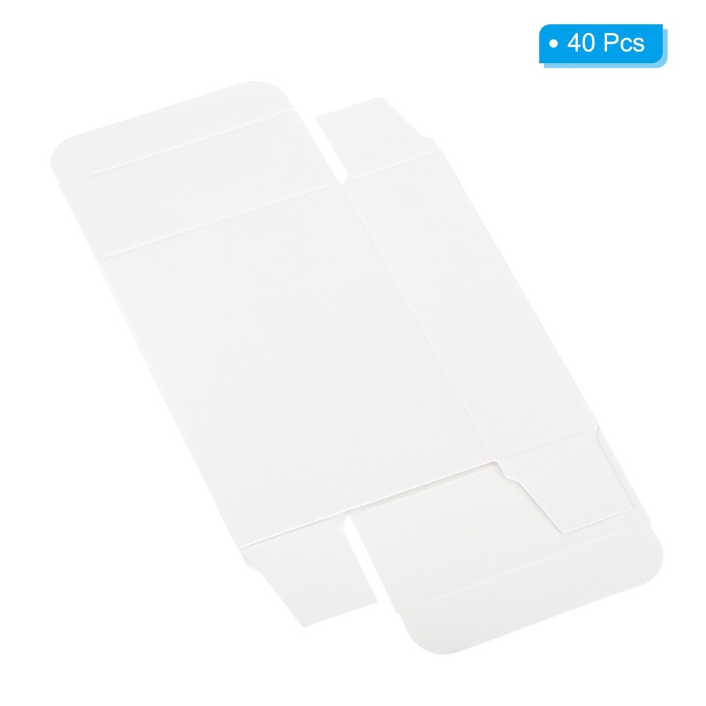 40 Pack 3.8x2.8x1.2" Paper Soap Box Soap Boxes Rectangle White