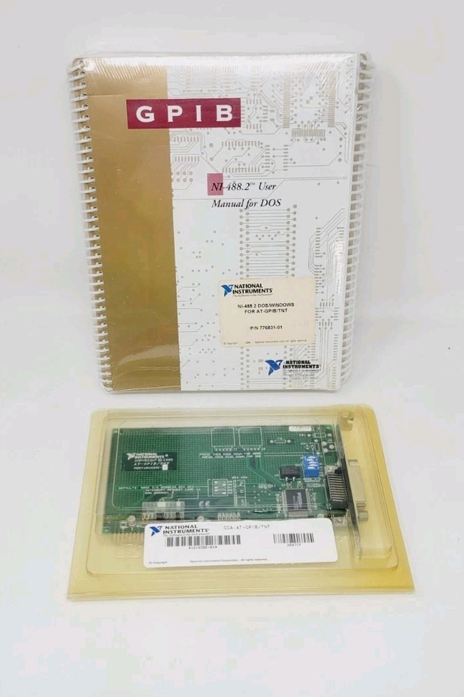 NEW National Instruments 182785E-01 CCA,AT-GPIB/TNT+ Interface Card