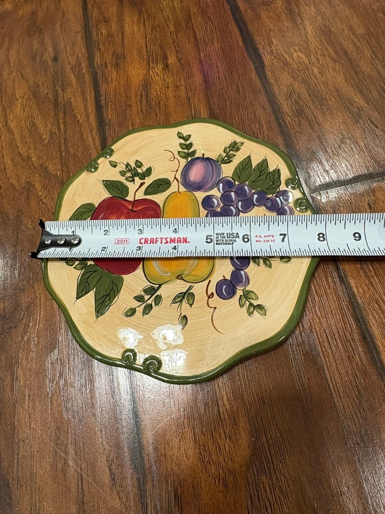 Home Trends Granada Trivet with Fruit Design